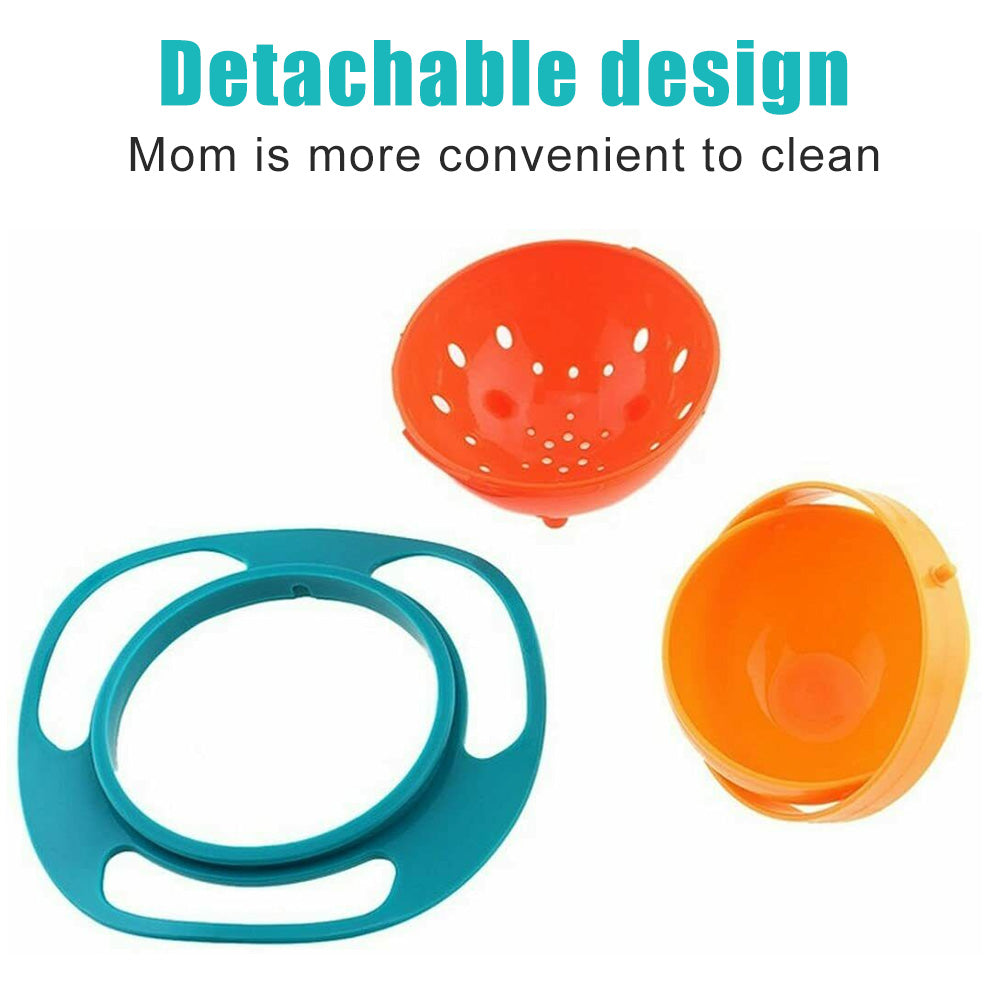360° Anti-Spill Toddler Bowl