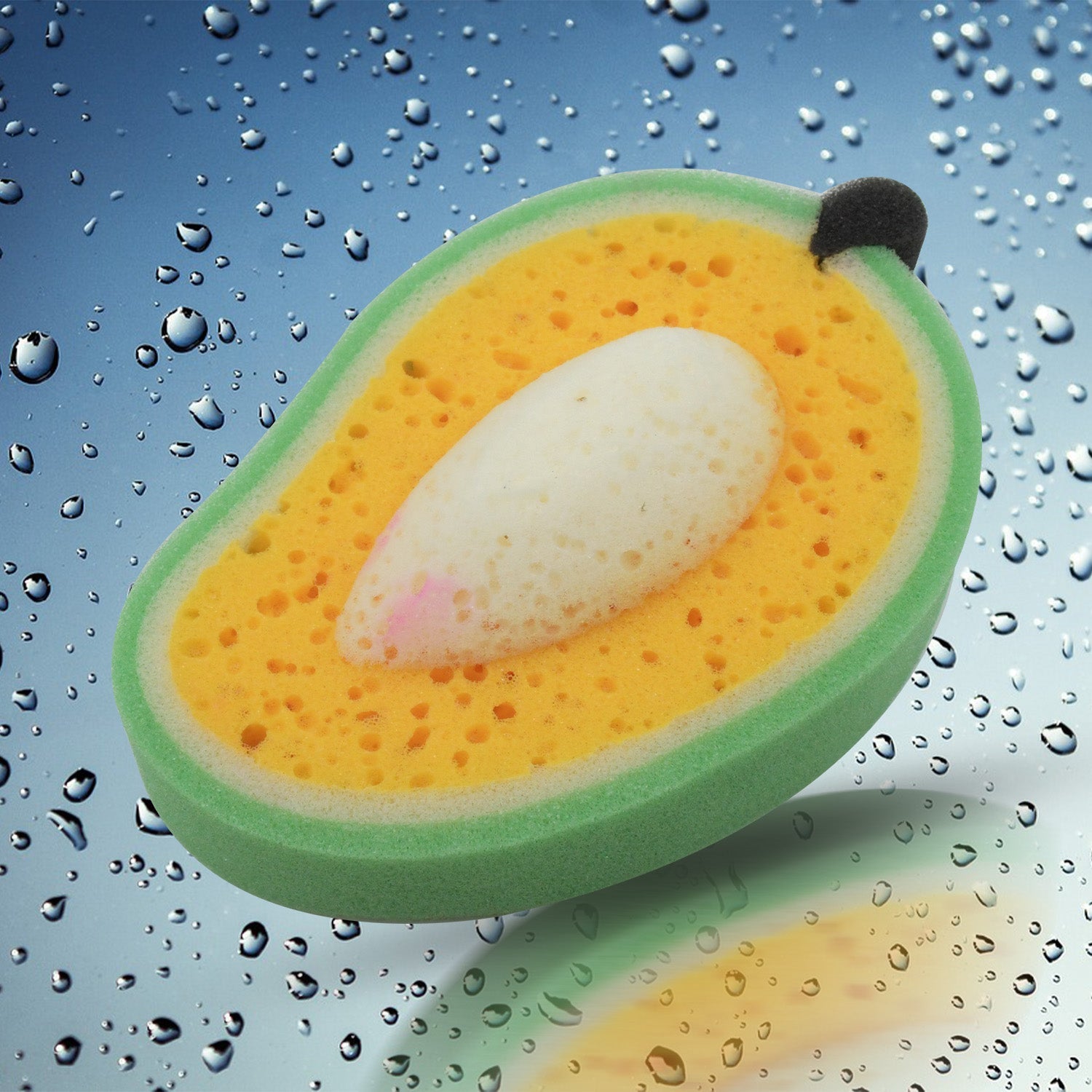 Mango Shape Sponge Dish Washing