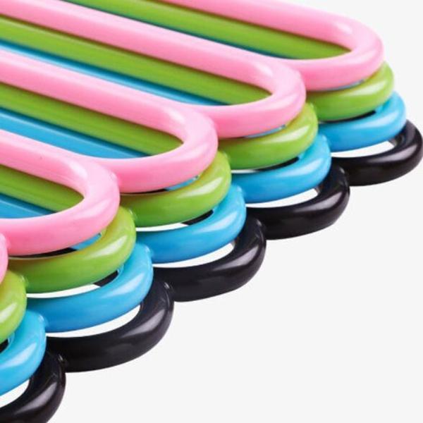 5 In 1 Multipurpose Plastic Hanger Assorted