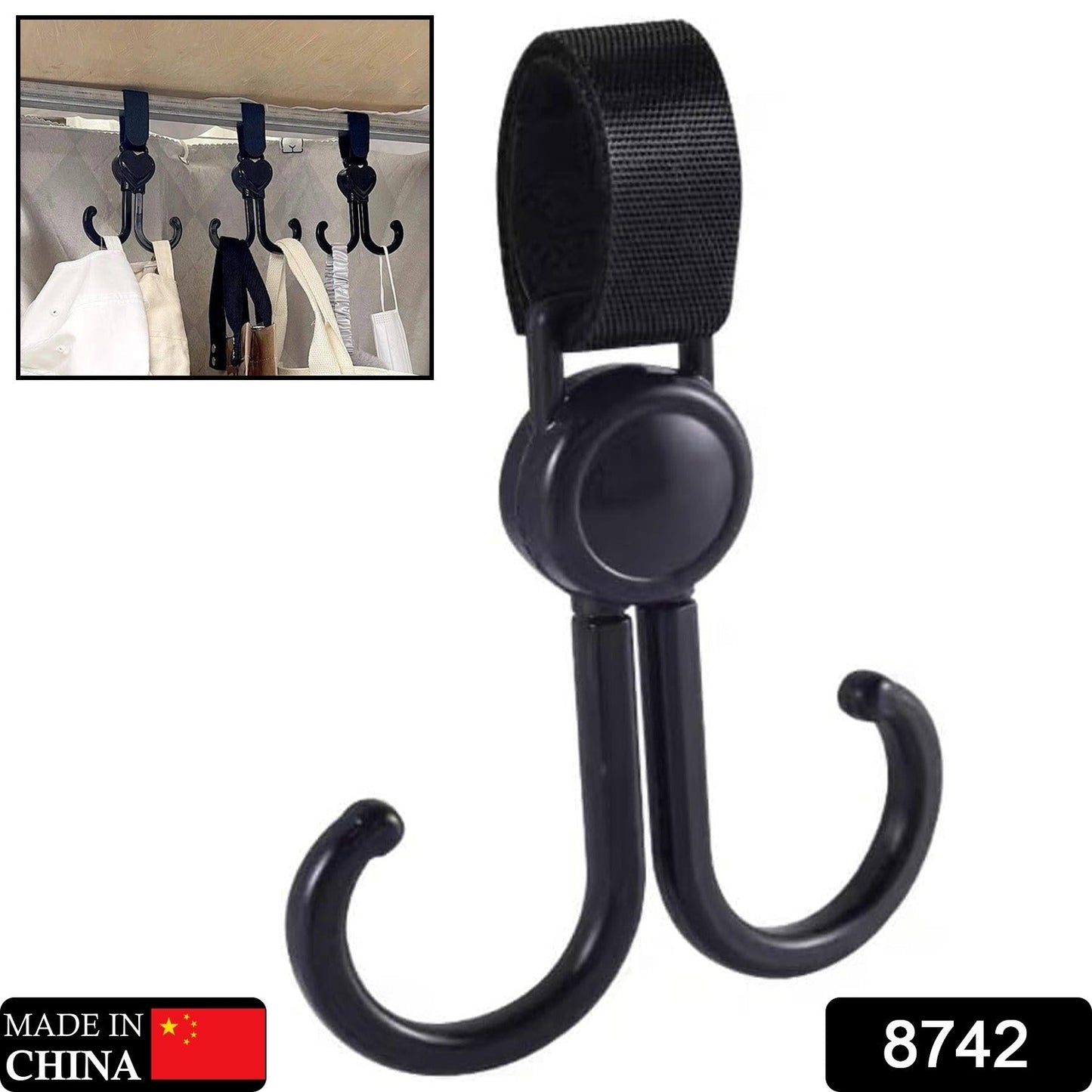 360° Rotating Stroller Hook