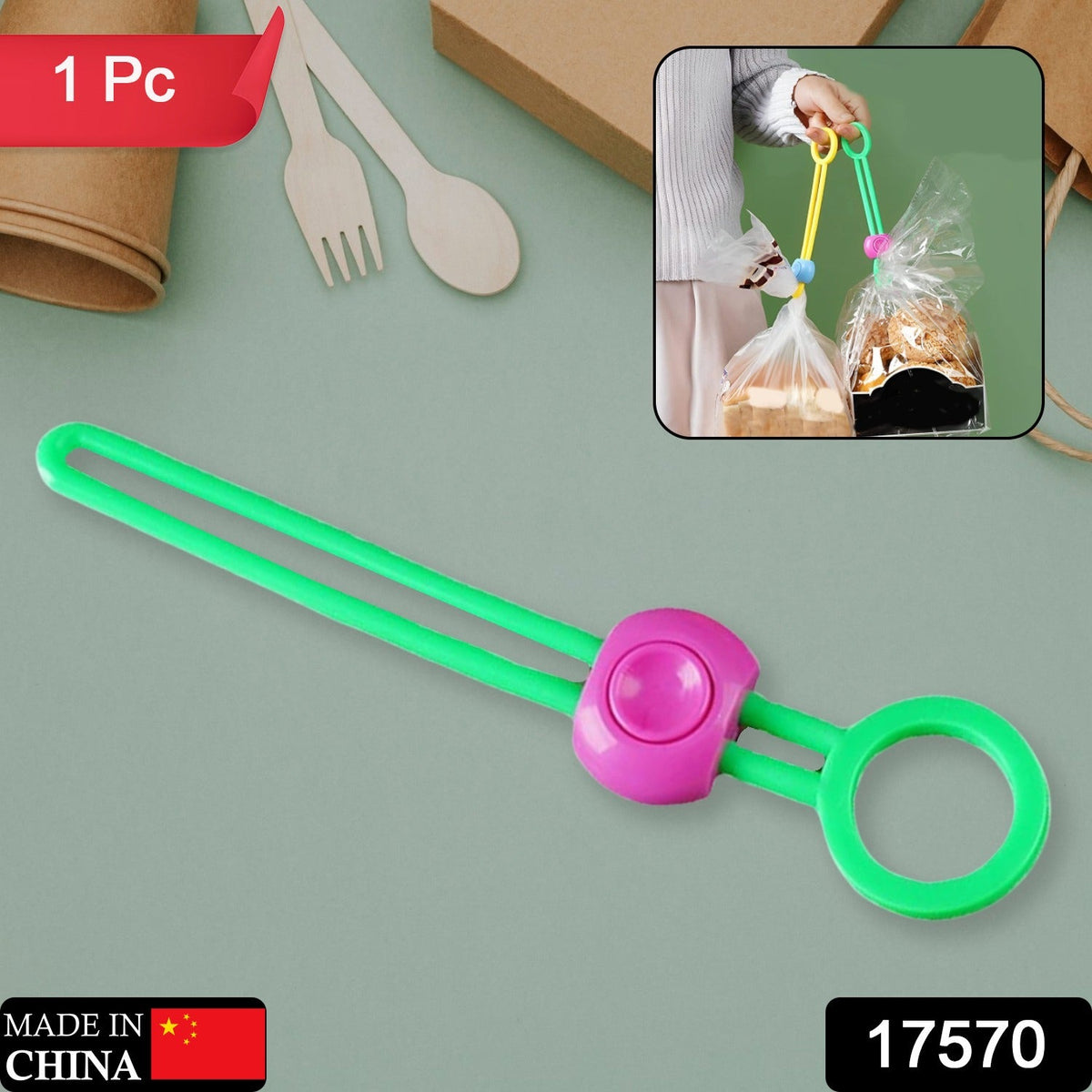 Multi-Purpose TPE Bag Clip