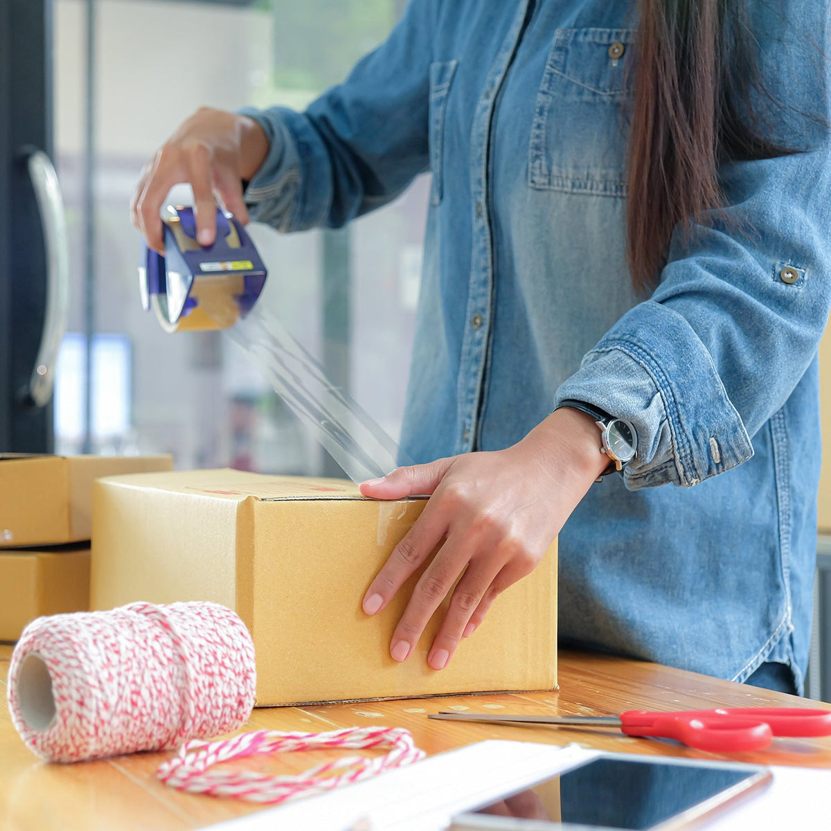 High Adhesive Transparent Tape (120 Meter)