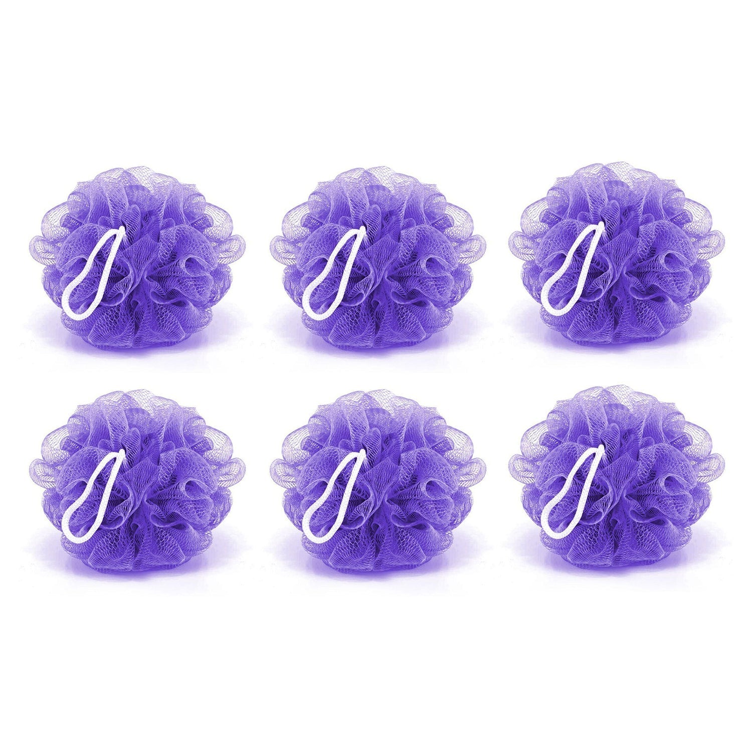 Pack of 6 Bath Loofahs