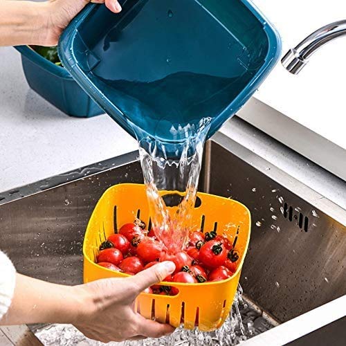 Double Layer Food Colander