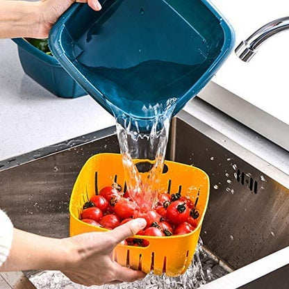 Double Layer Food Colander