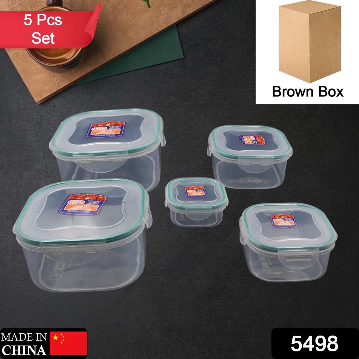 Snap-Seal Storage Containers