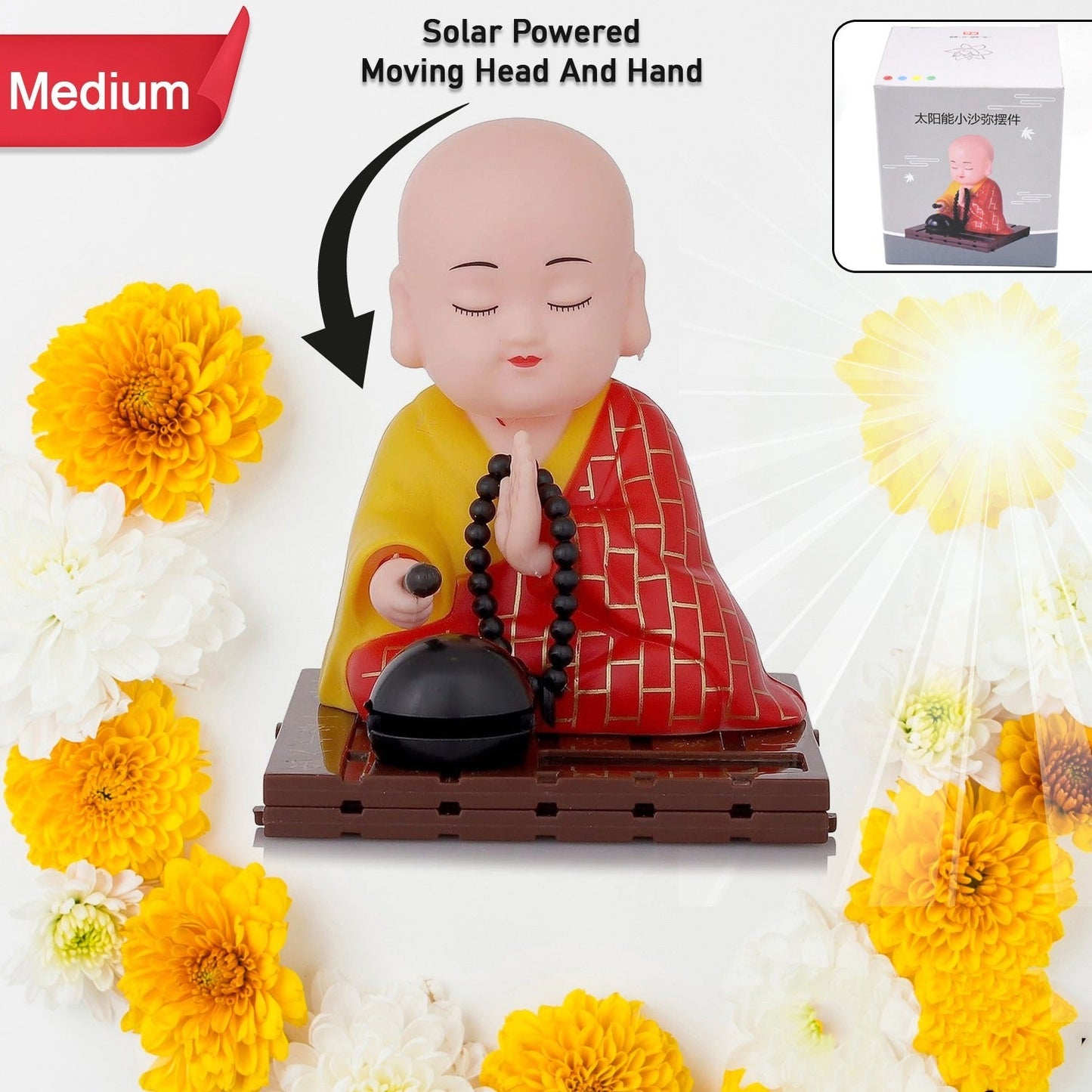 Solar Buddha Statue