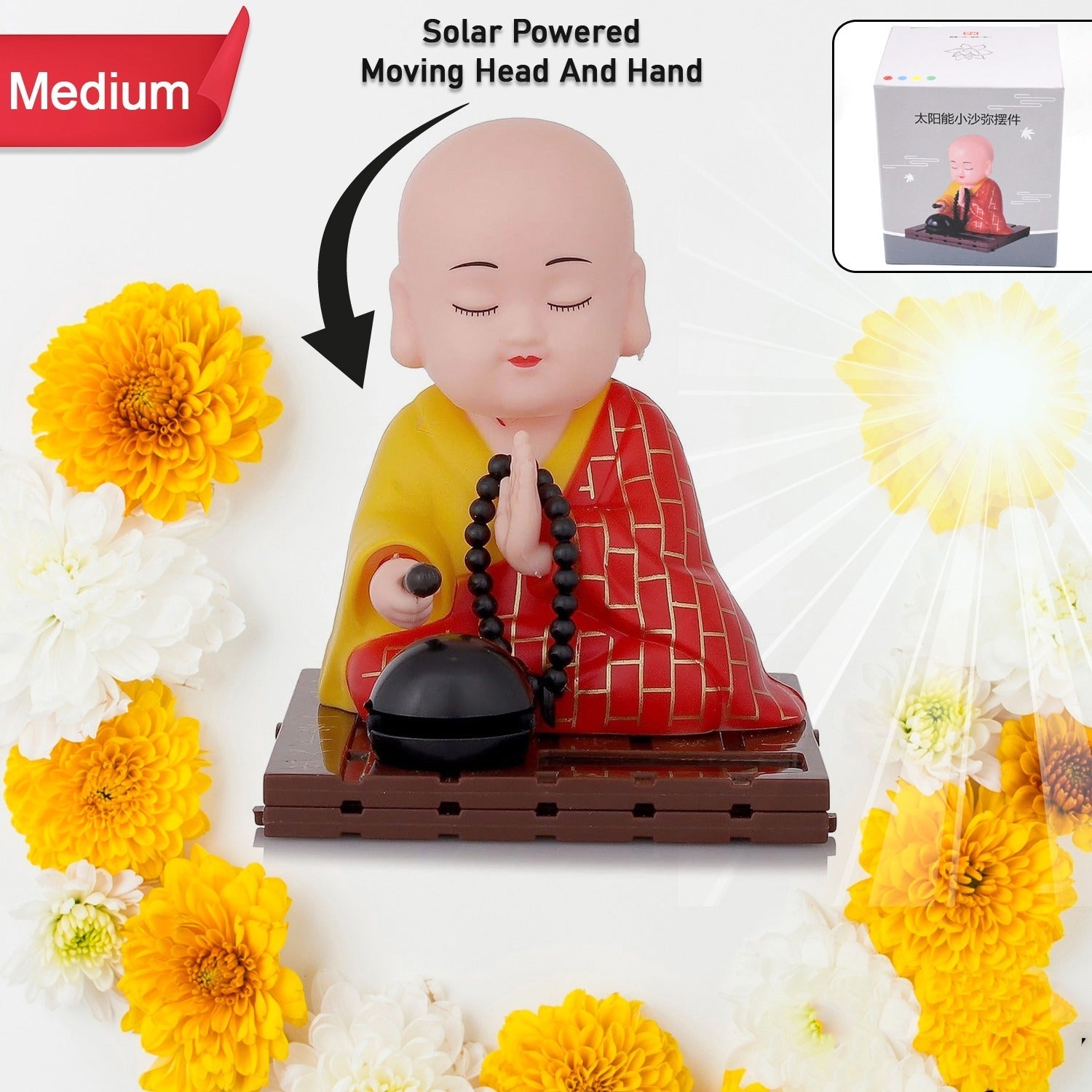 Solar Buddha Statue