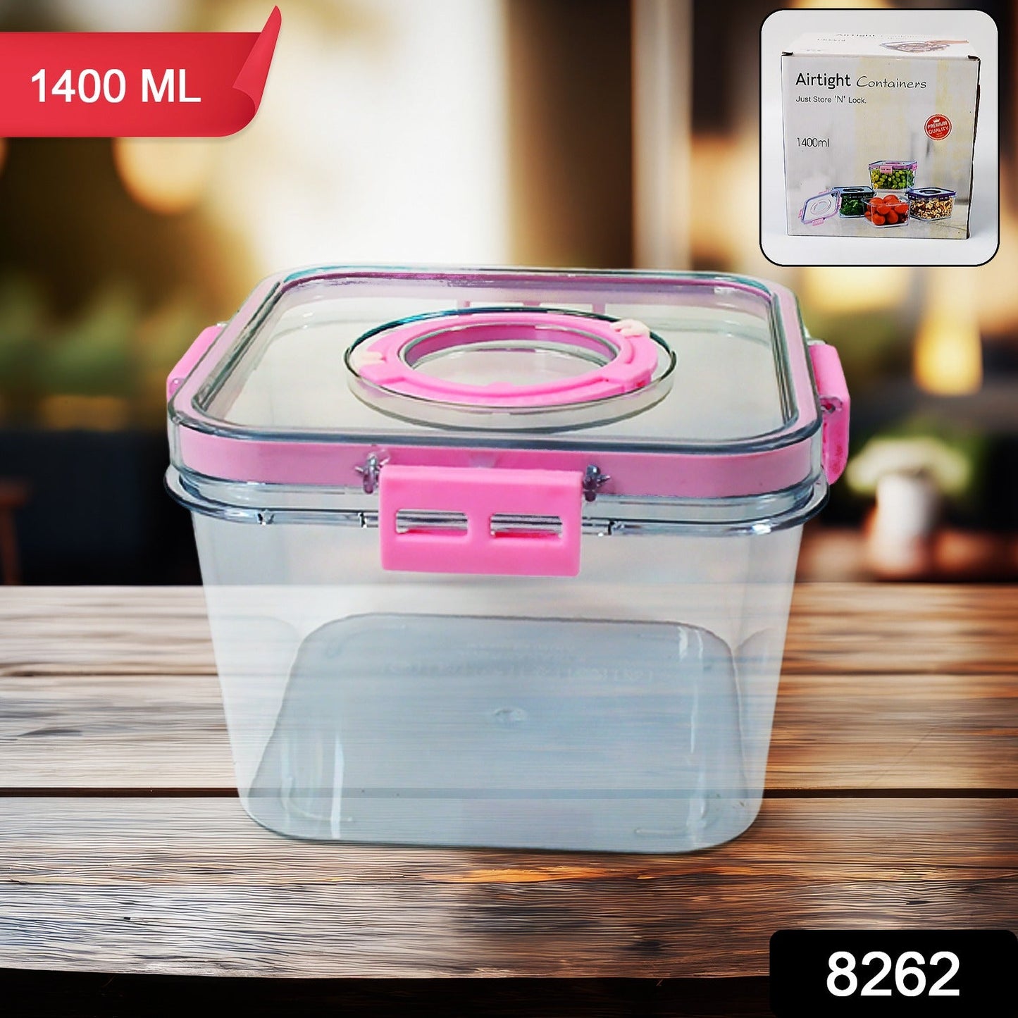 Clear Airtight Food Storage Container