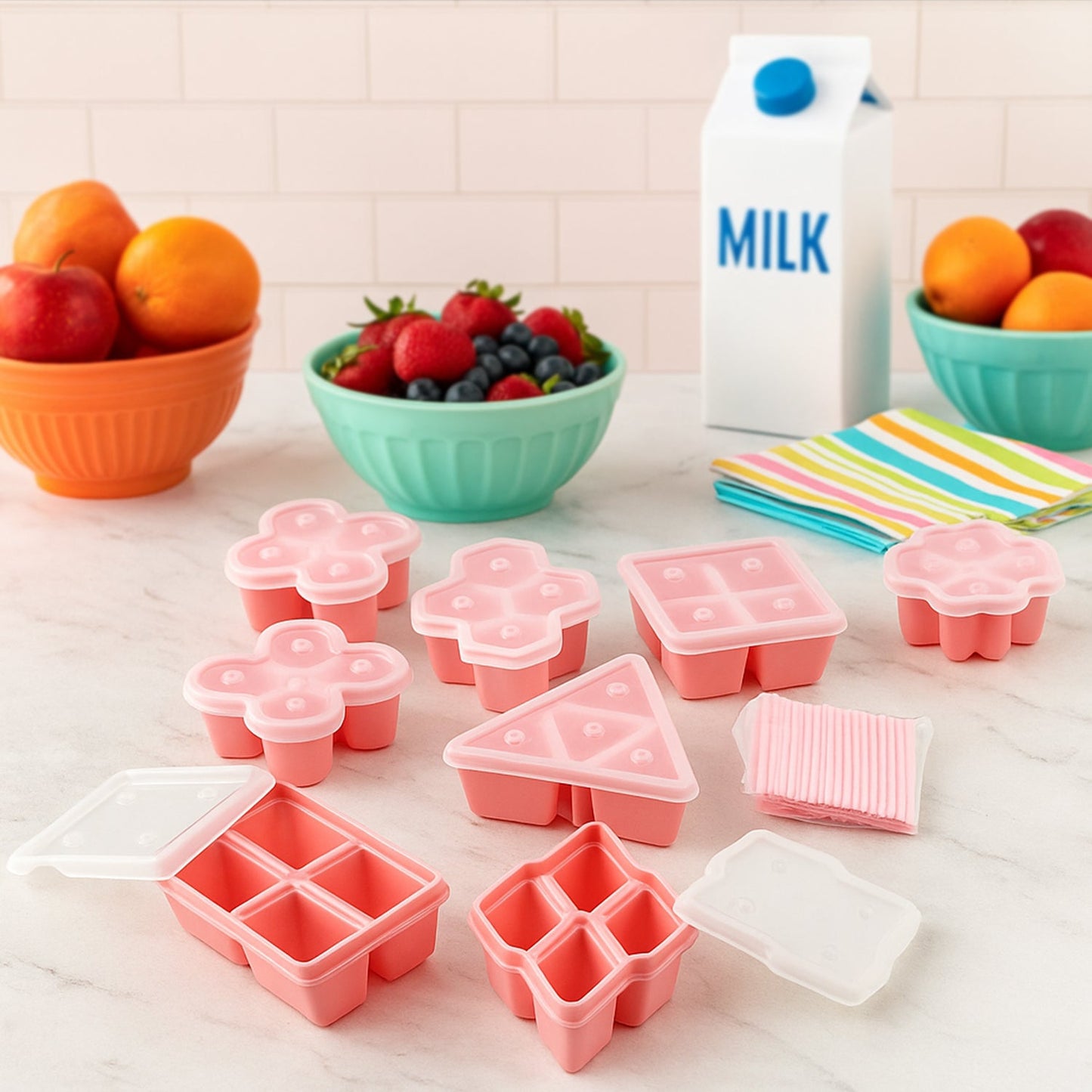 Fun-Shaped BPA-Free Ice Molds