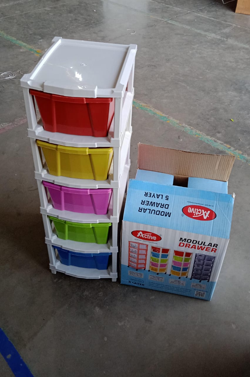 5-Layer Modular Drawer Organizer