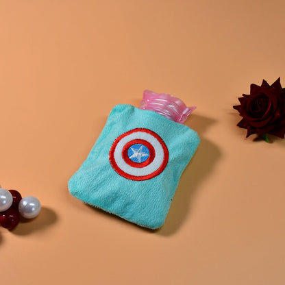 Captain Americas Shield Small Hot Water Bag With Cover
