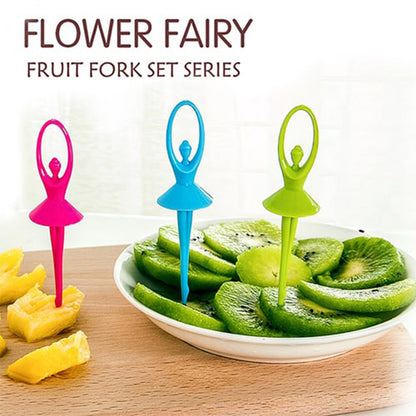 Dancing Doll Fruit Forks