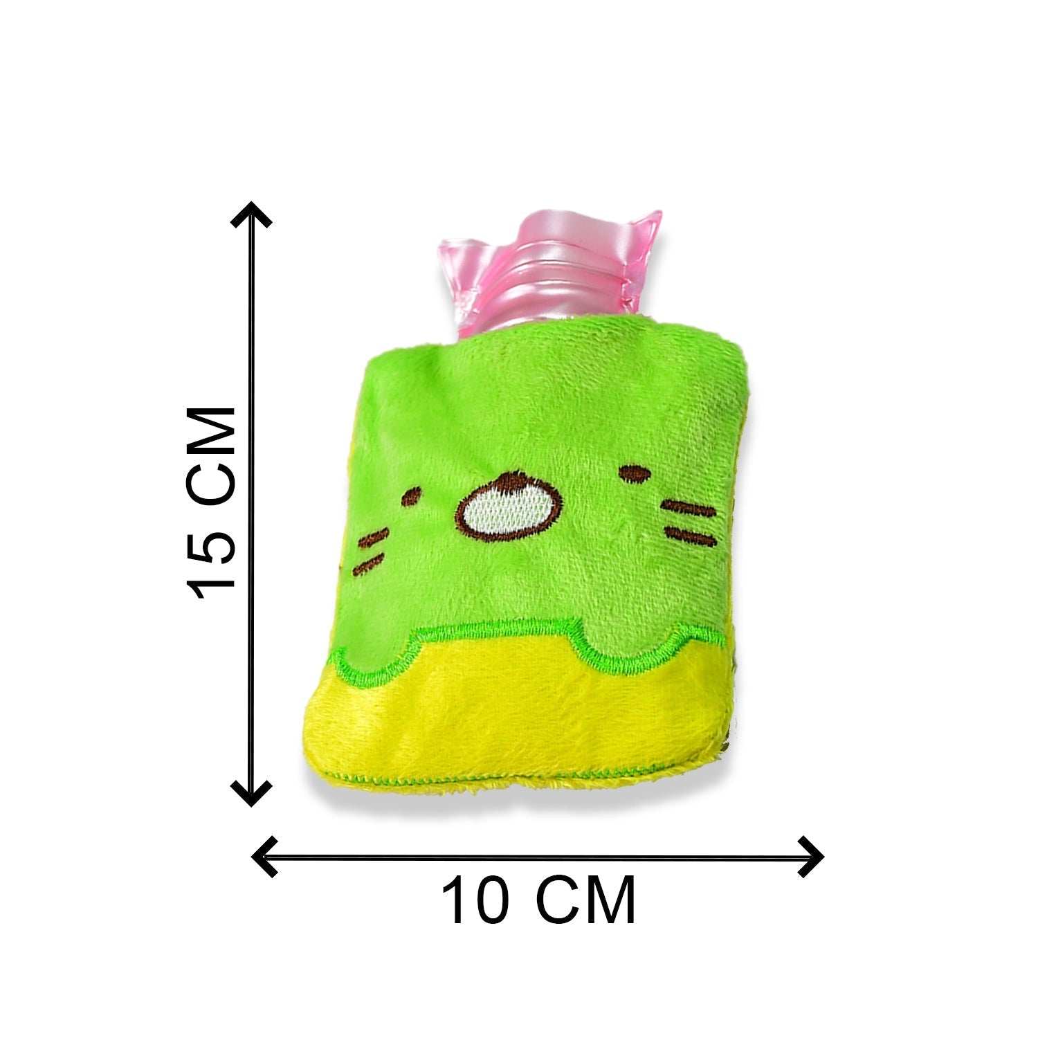 Green Kitty Hot Water Bag with Cover