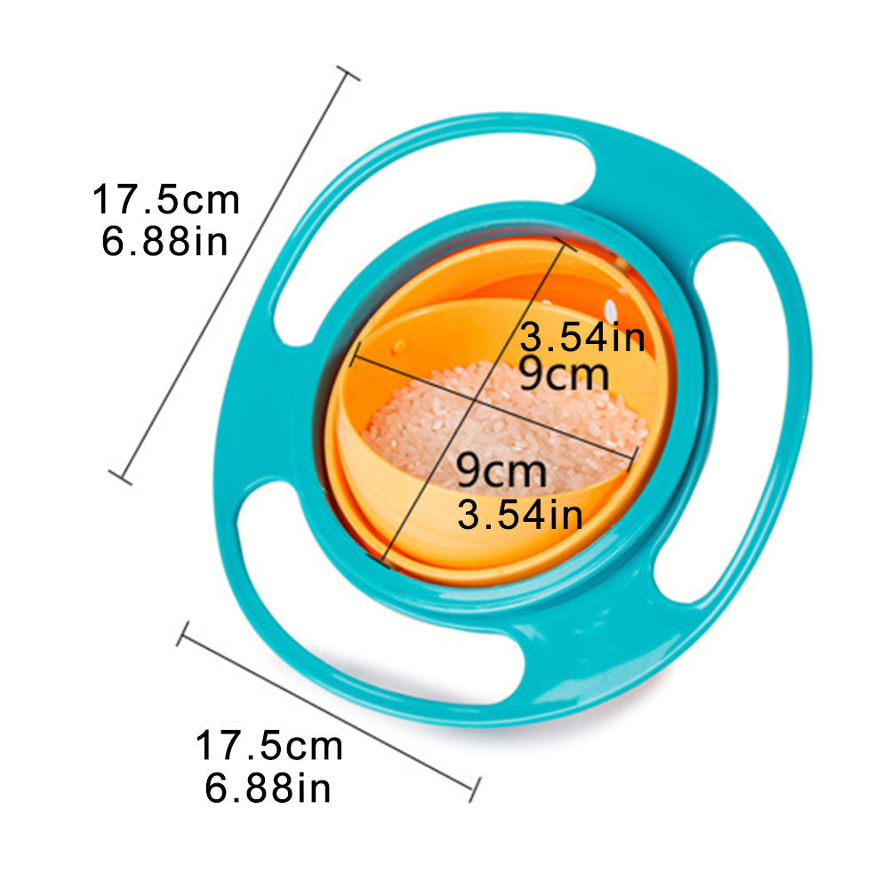 360° Anti-Spill Toddler Bowl