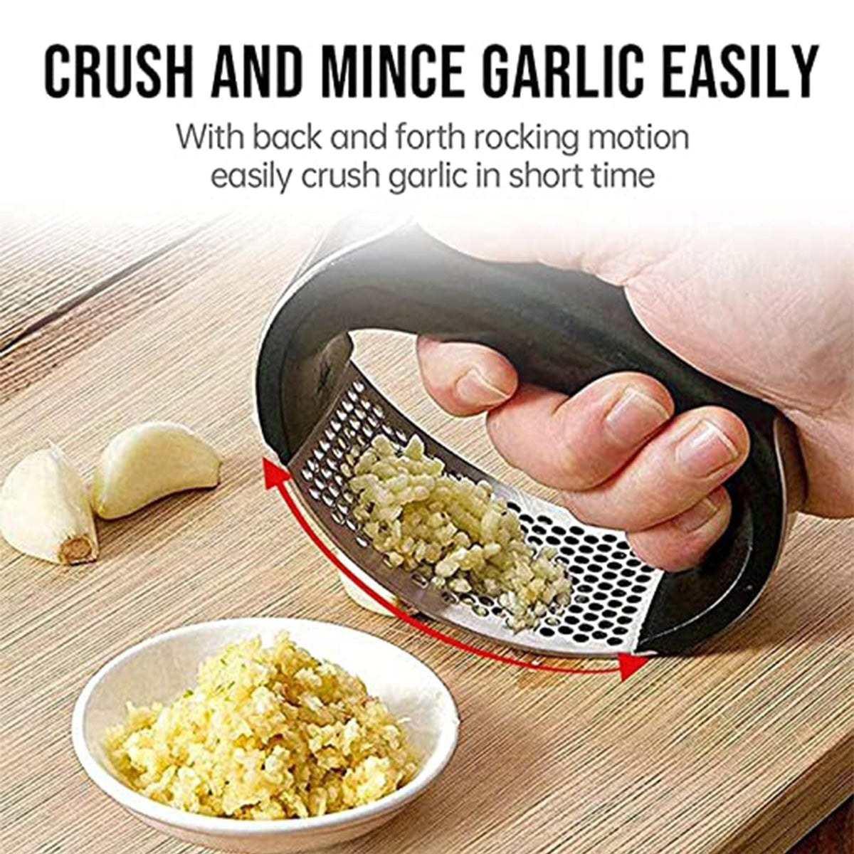 Rocking Garlic Press Crusher