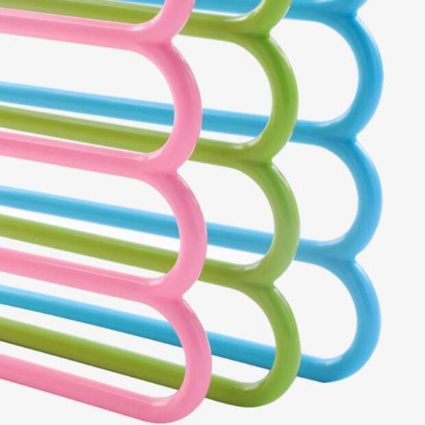 5 In 1 Multipurpose Plastic Hanger Assorted