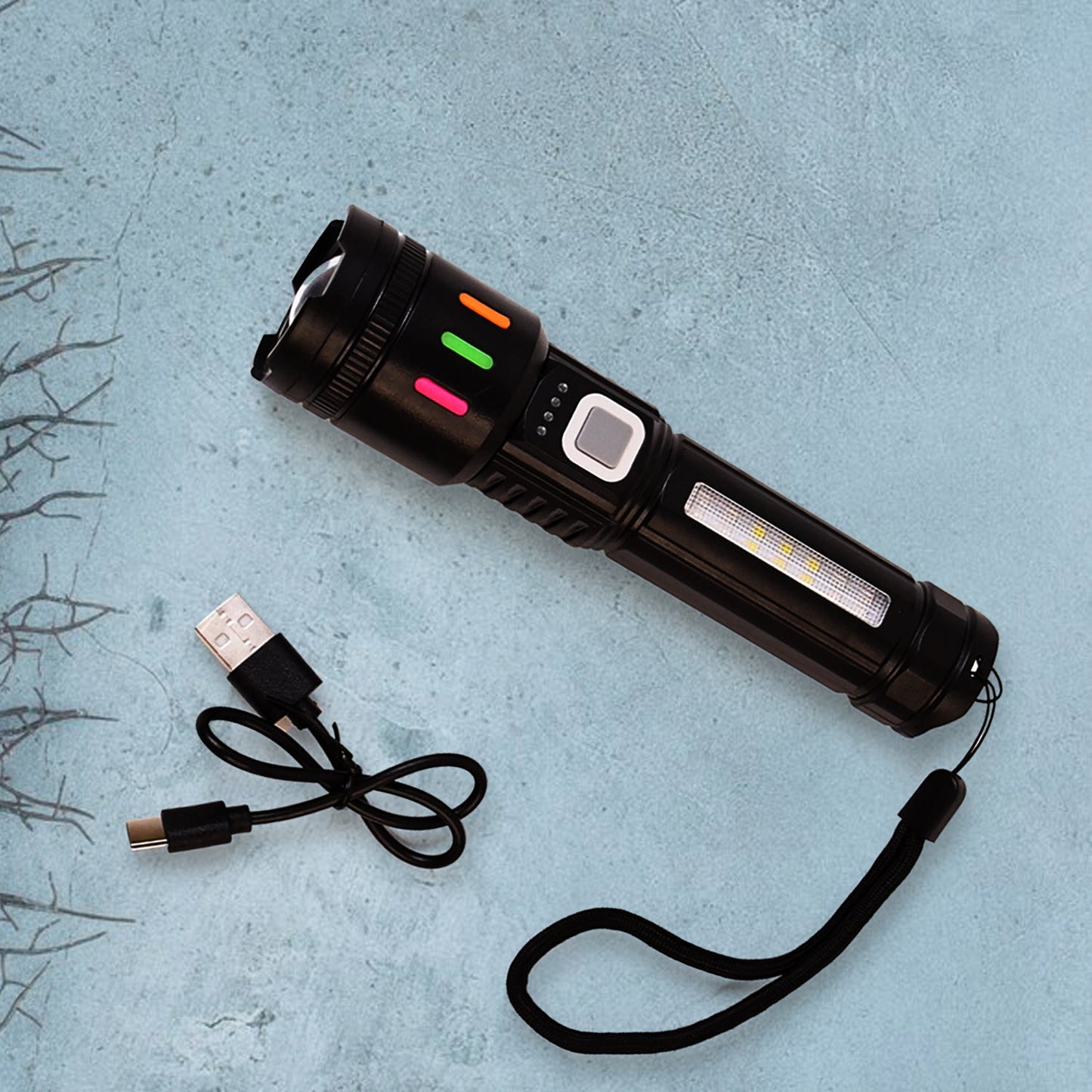 Led Torch High Lumens Fast Charging Flashlight