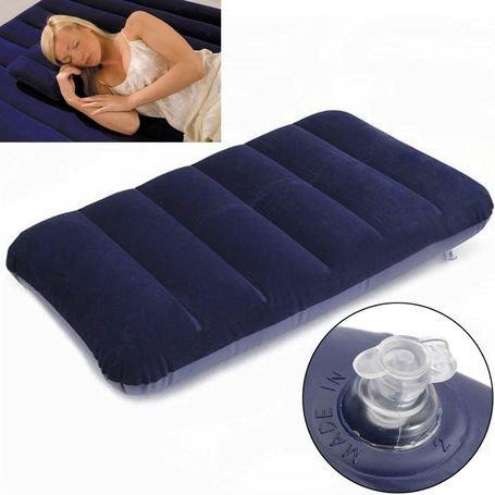Inflatable Velvet Travel Pillow