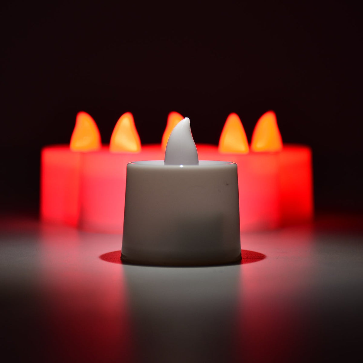 Red Flameless LED Tealights