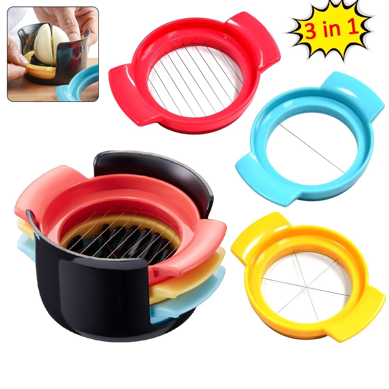 Multifunctional 3 In 1 Stainless Steel