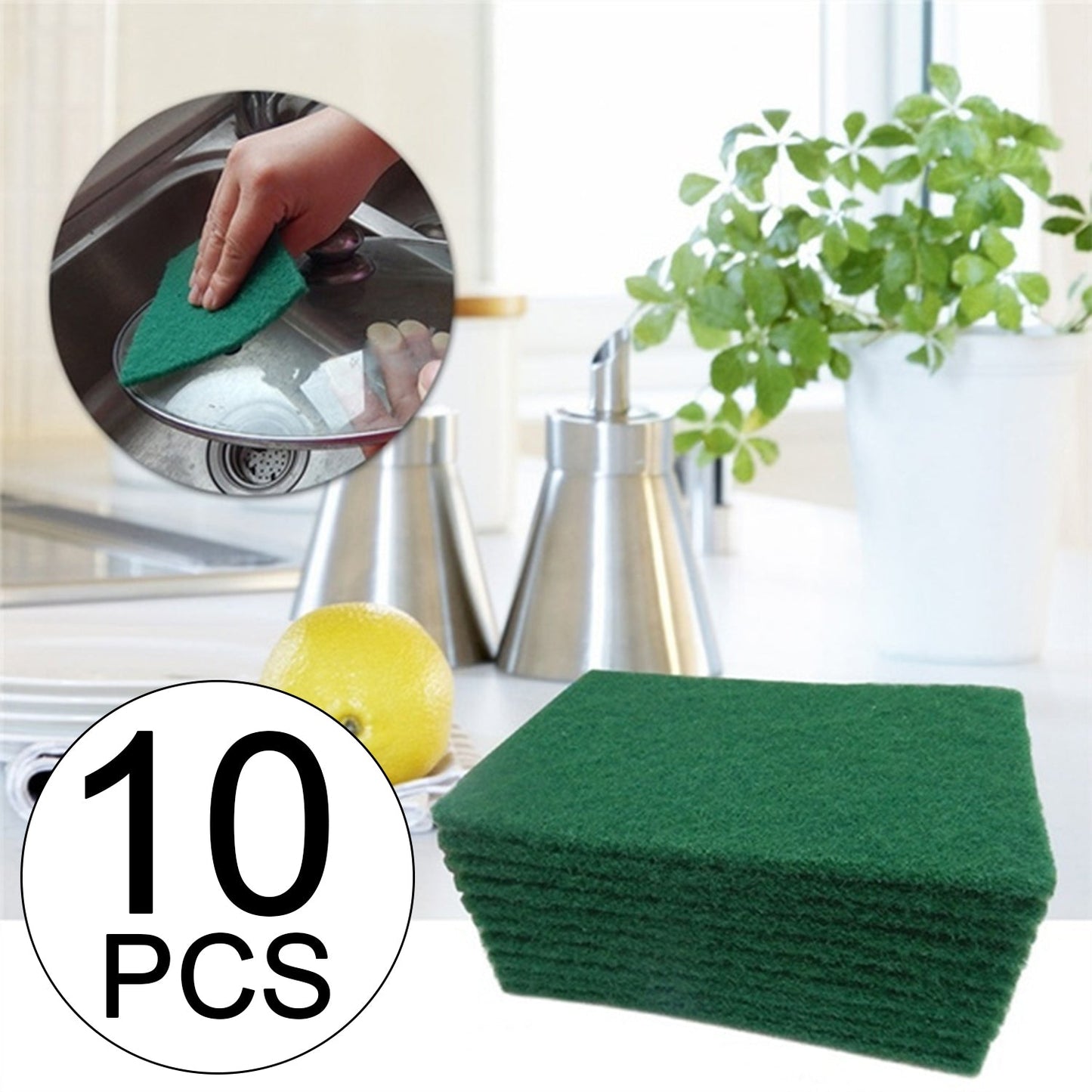 Green Kitchen Scrubber Pads