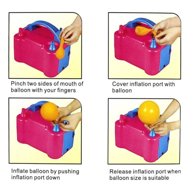 Dual Nozzle Balloon Inflator Pump