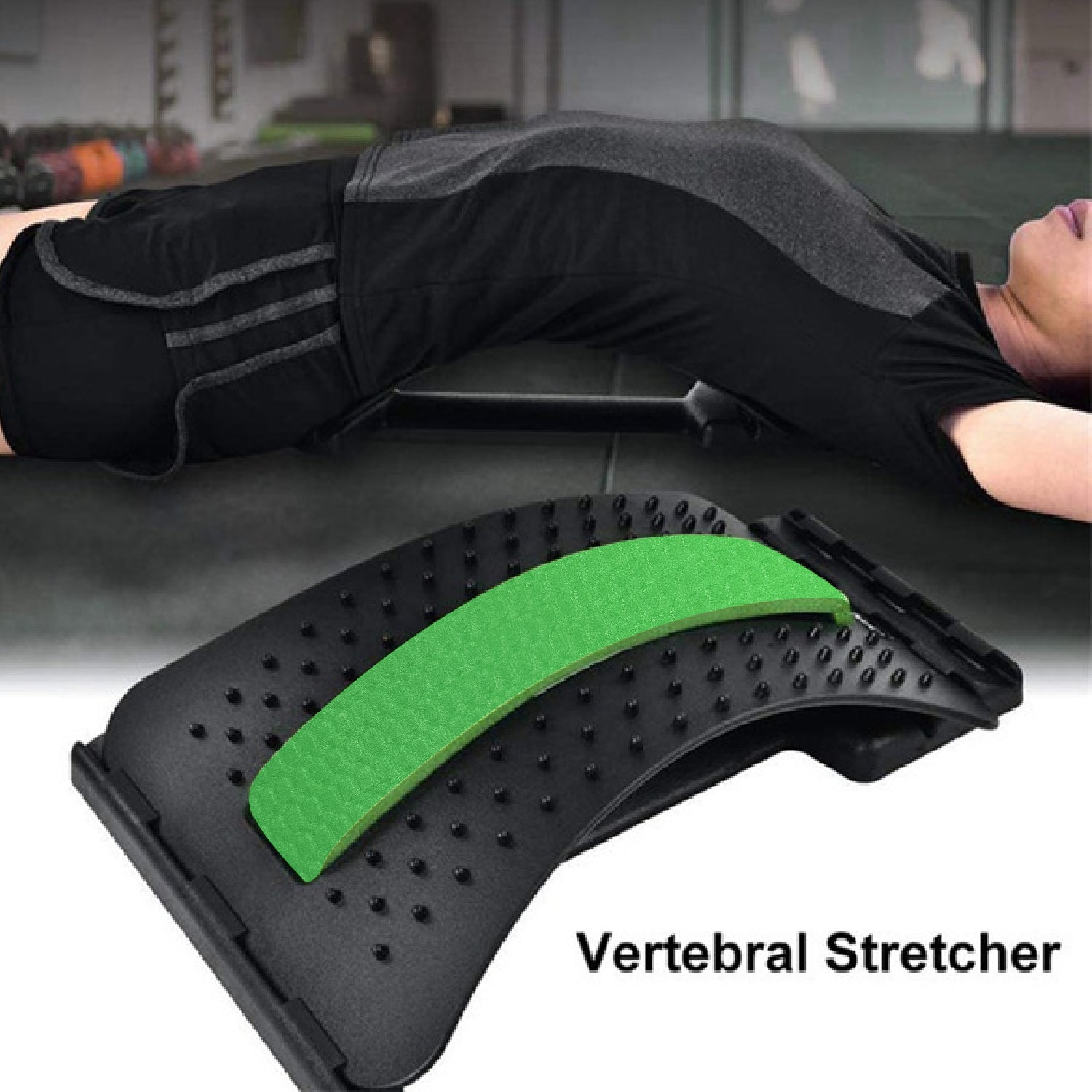 1666 Multi-level Back Stretcher Posture Corrector Device For Back Pain Relief