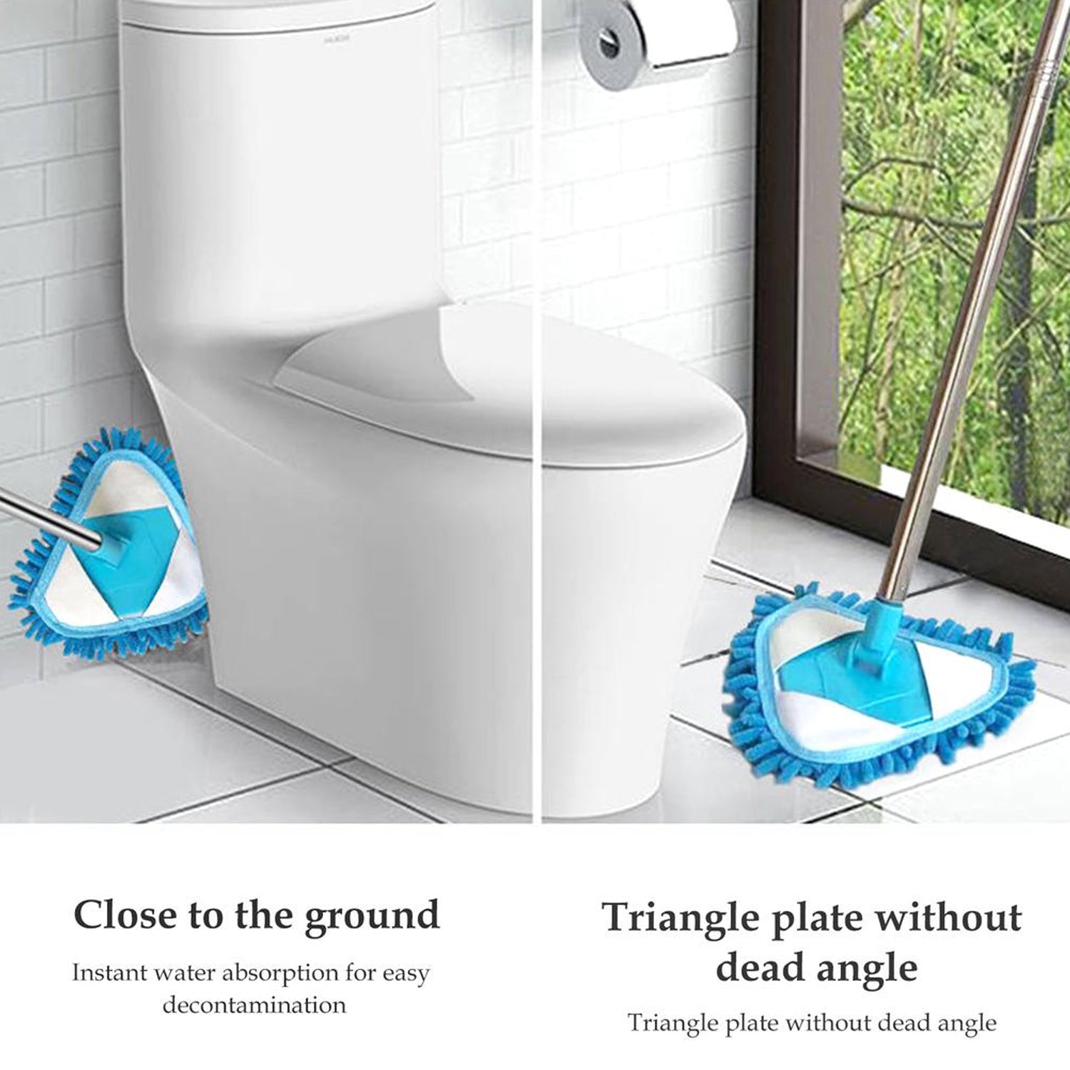 360° Swivel Corner Mop
