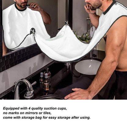 Beard Apron Hair Clippings Catcher