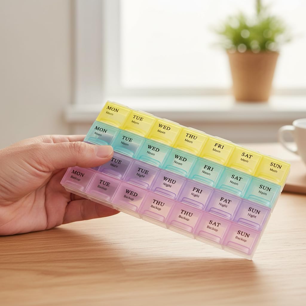 Weekly Pill Organizer Box