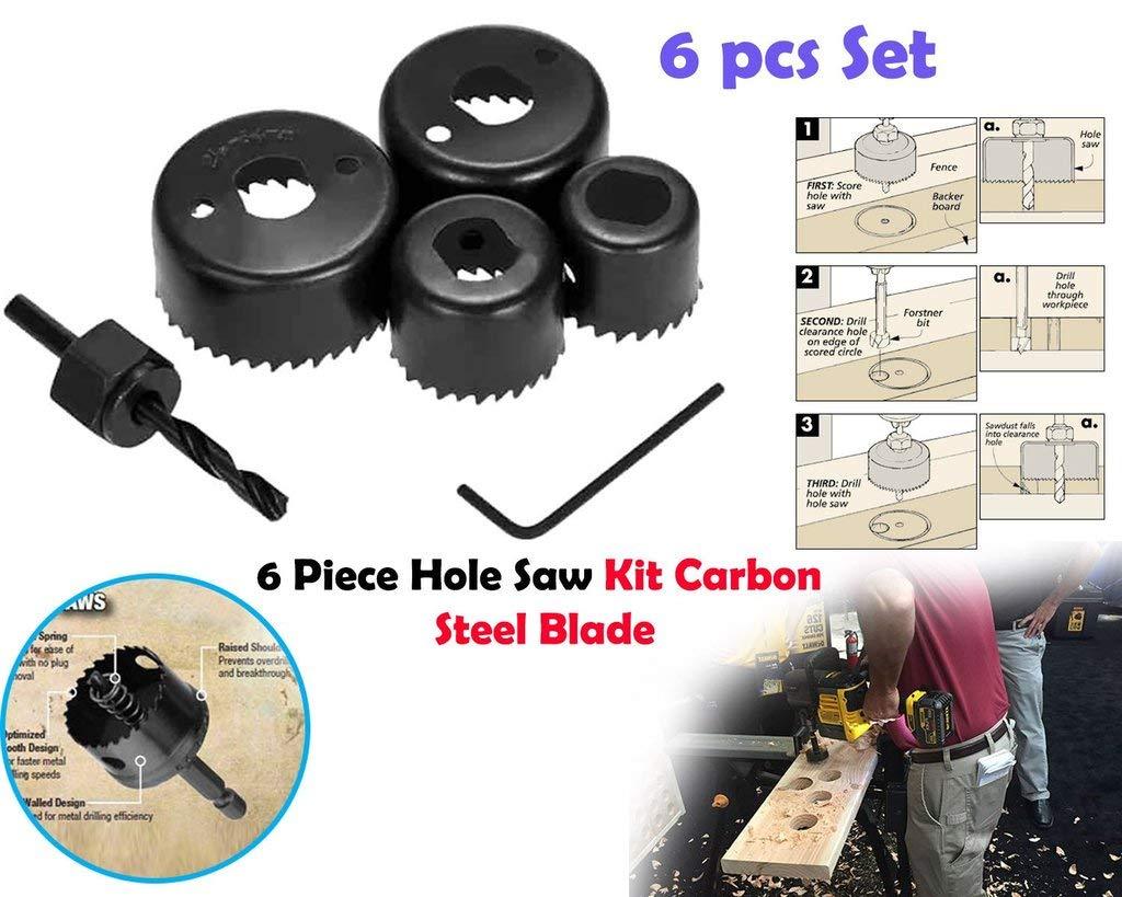 6-Piece Hole Saw Kit