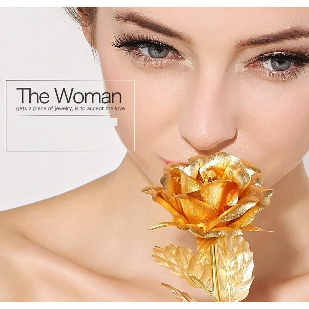Gold Plated Rose With Premium Box