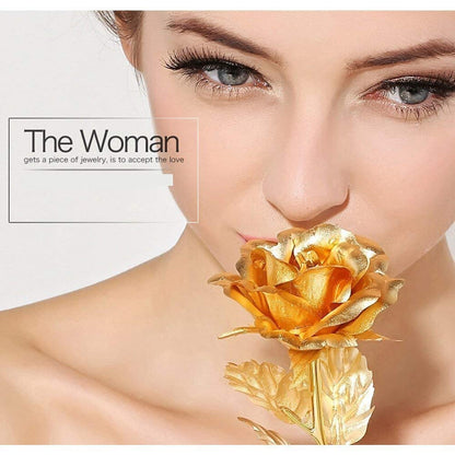 Gold Plated Rose With Premium Box
