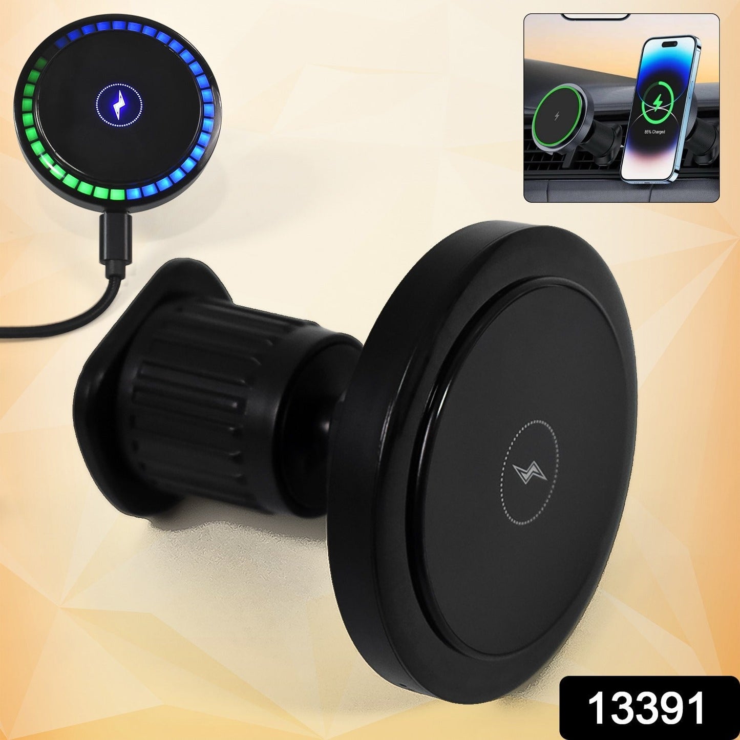 Music-Reactive Wireless Car Charger