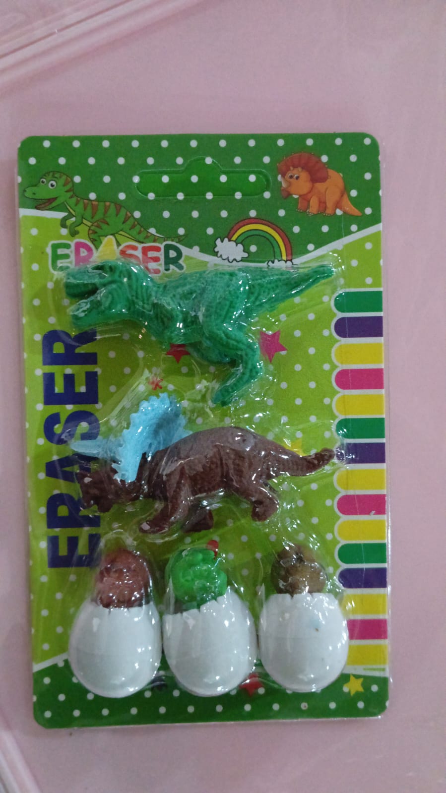 Dinosaur Puzzle Erasers