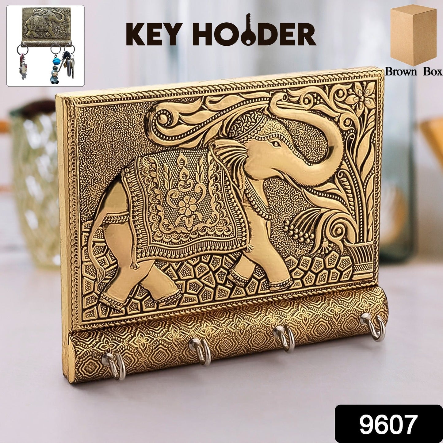 Wooden Key Holder for Home Decor