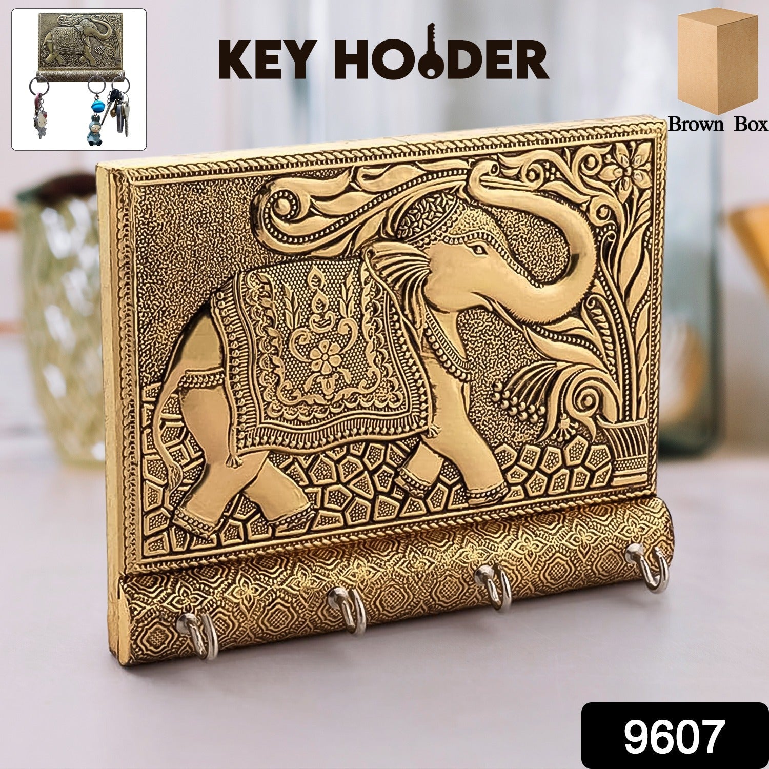 Wooden Key Holder for Home Decor