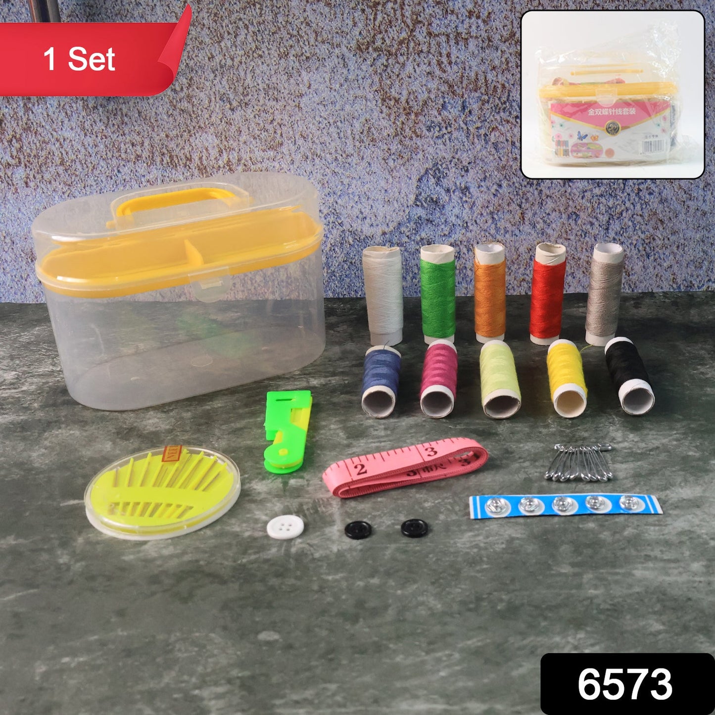 Portable Double-Layer Sewing Kit