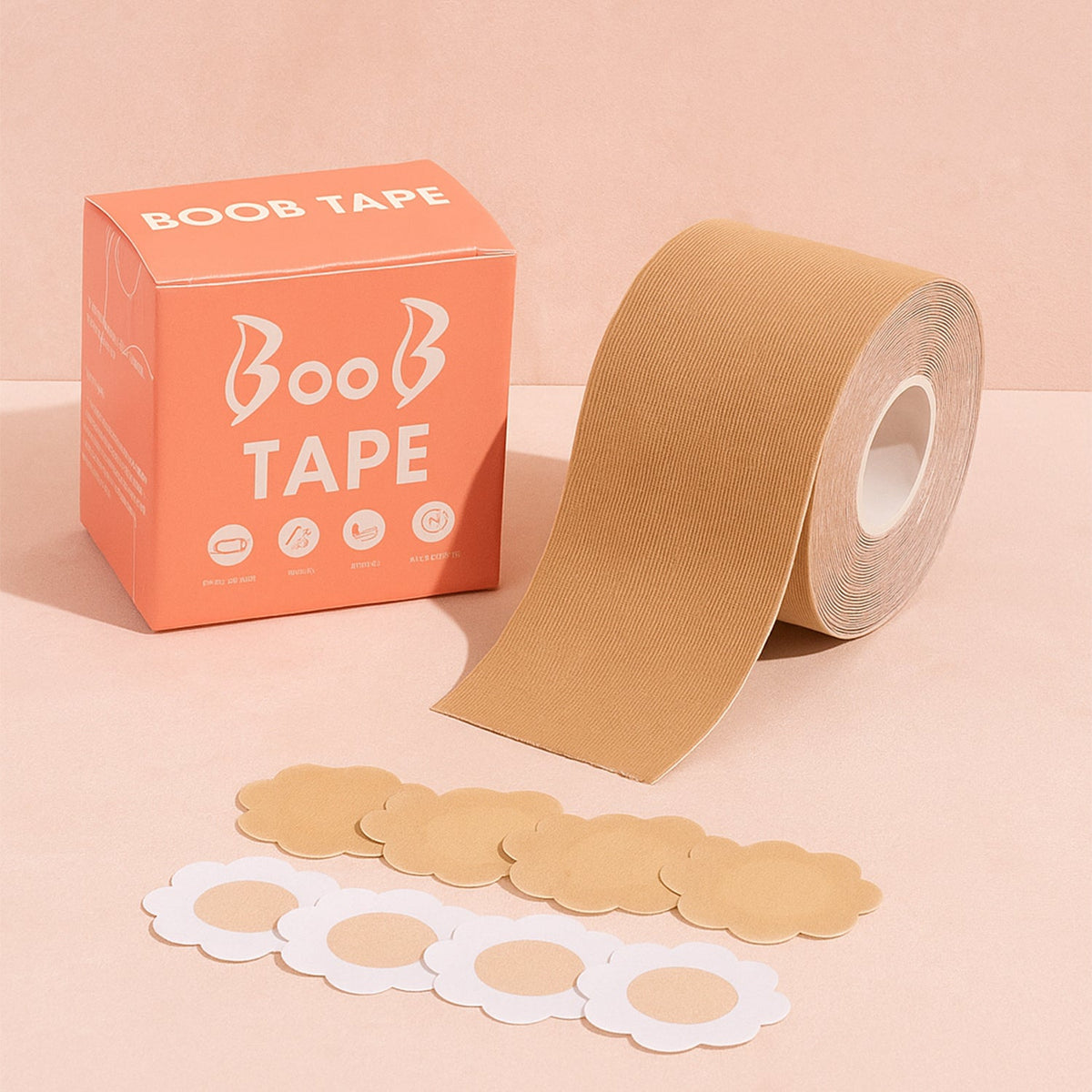 Boob Tape With 10 Pairs Nipple Cover