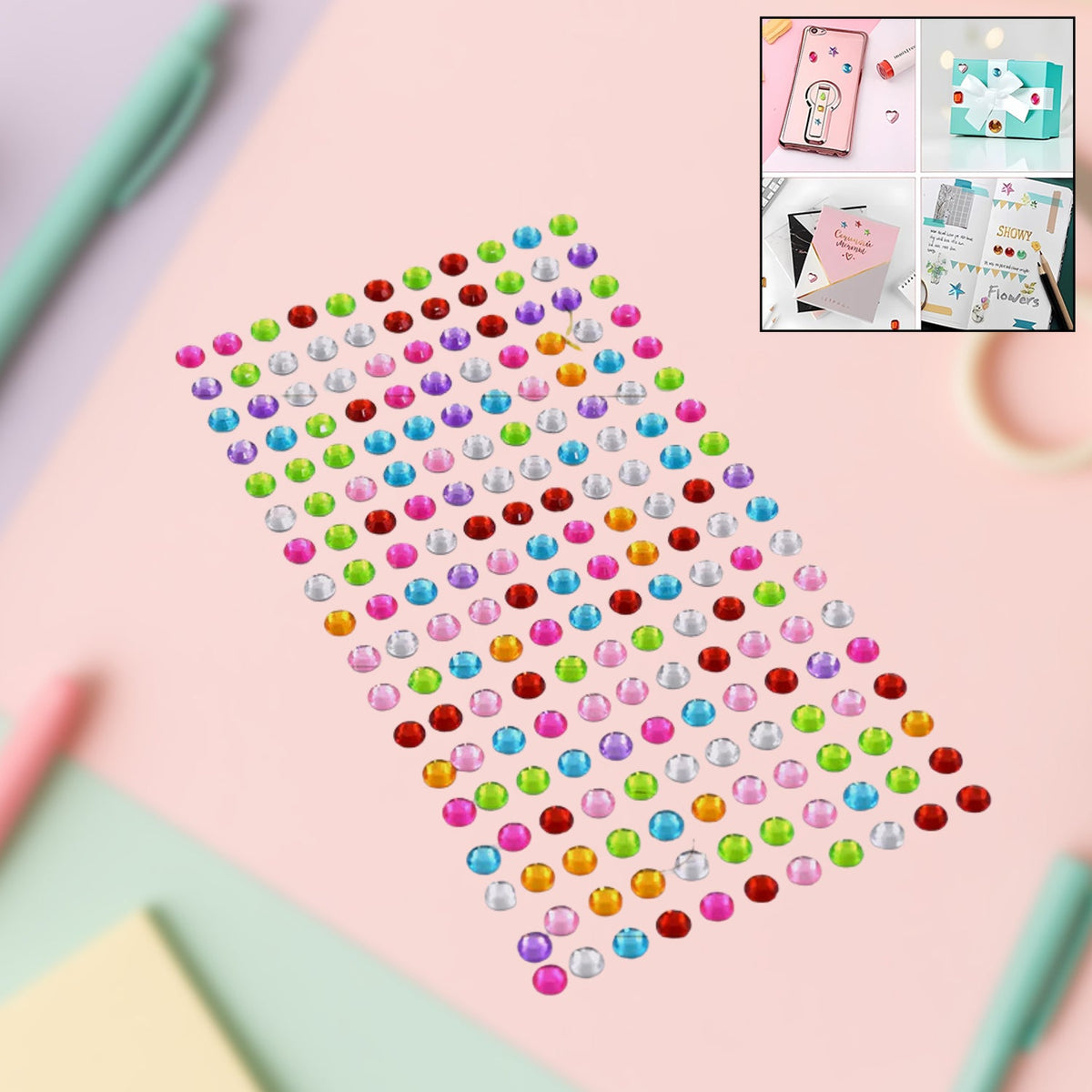 300-Pc Crystal Stickers