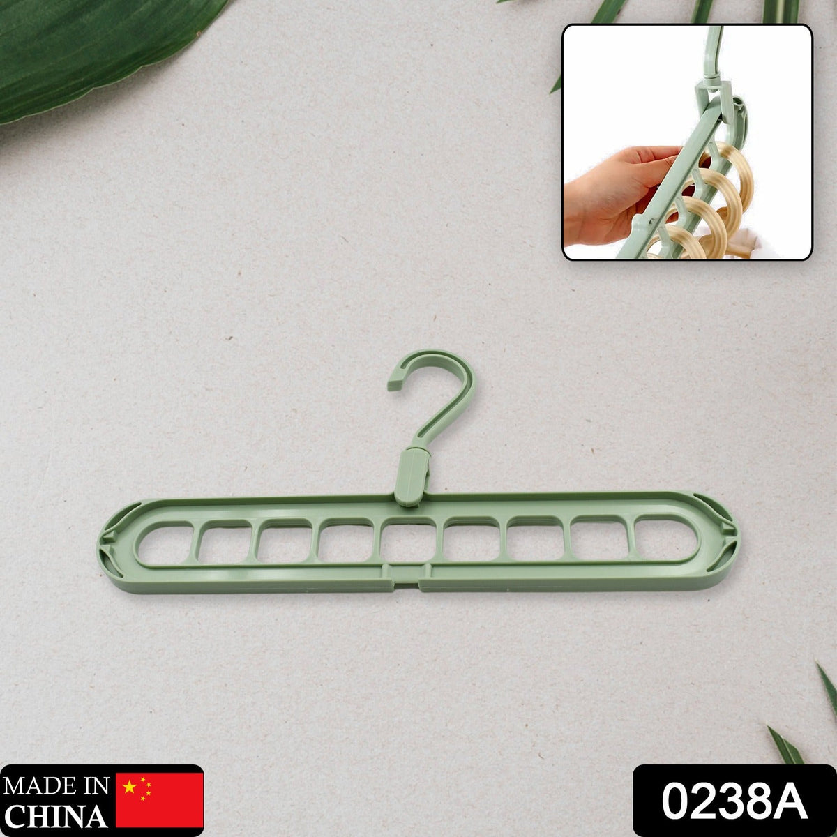 10-Pack Plastic Hanging Hooks