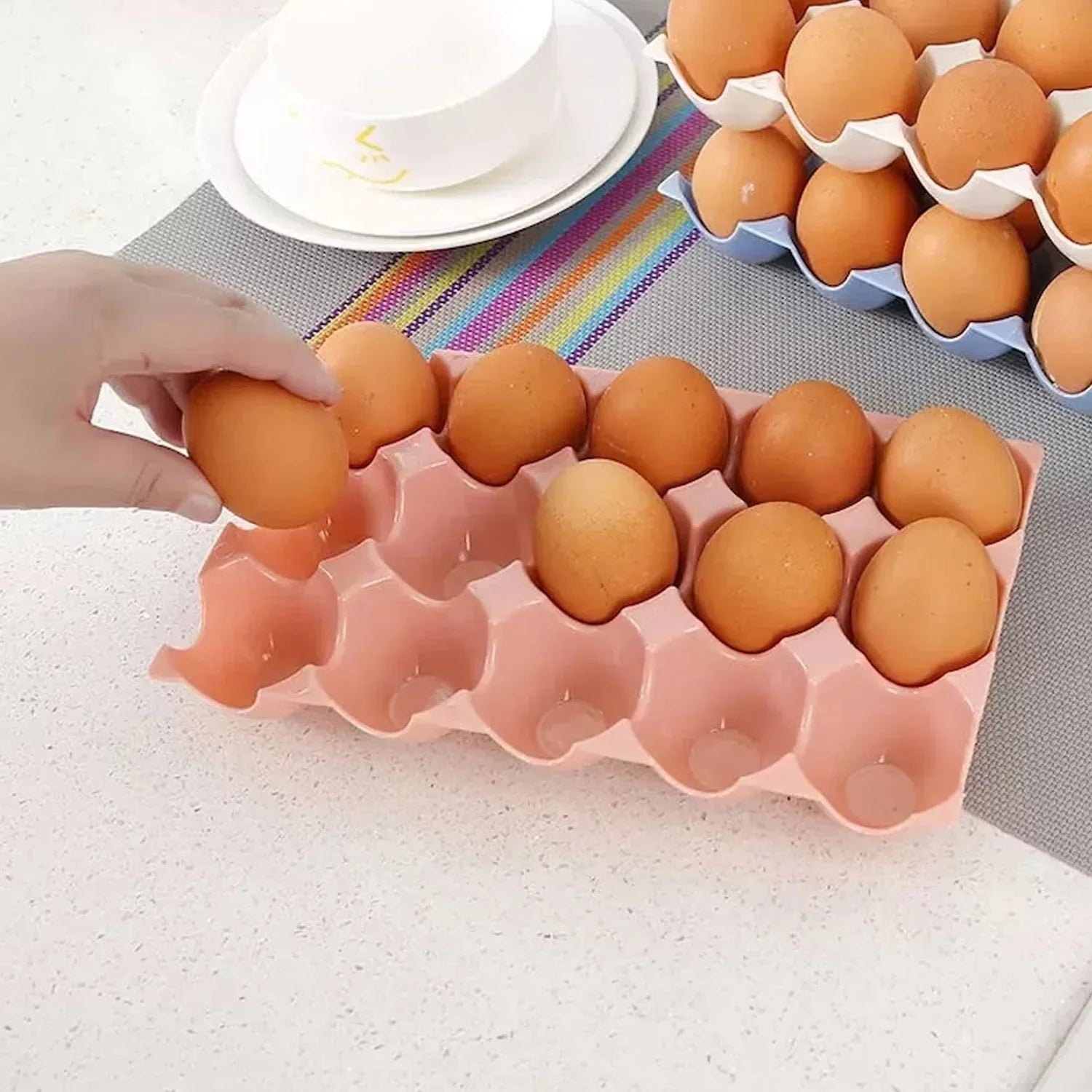 Reusable Plastic Egg Trays