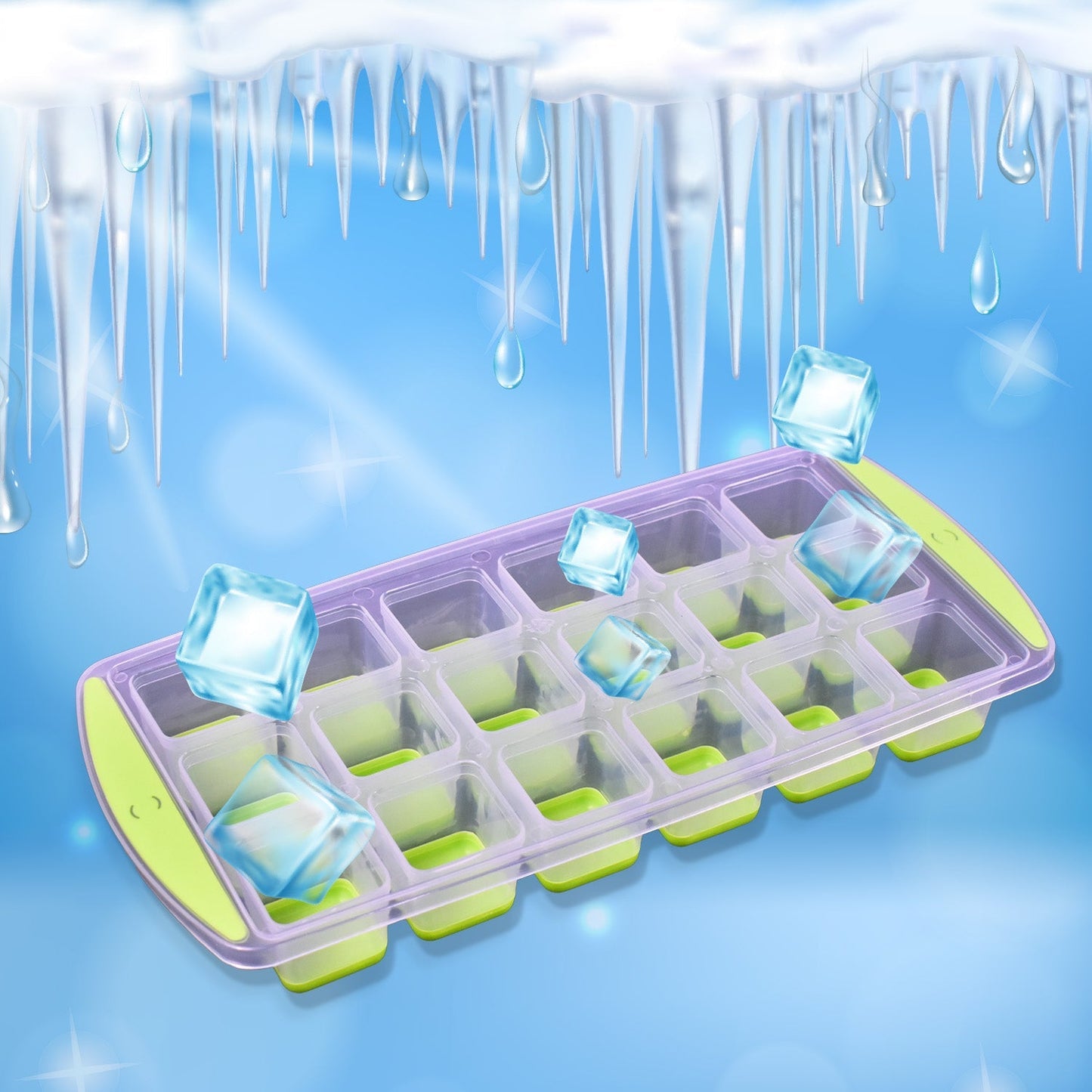 Pop-Up Silicone Ice Tray