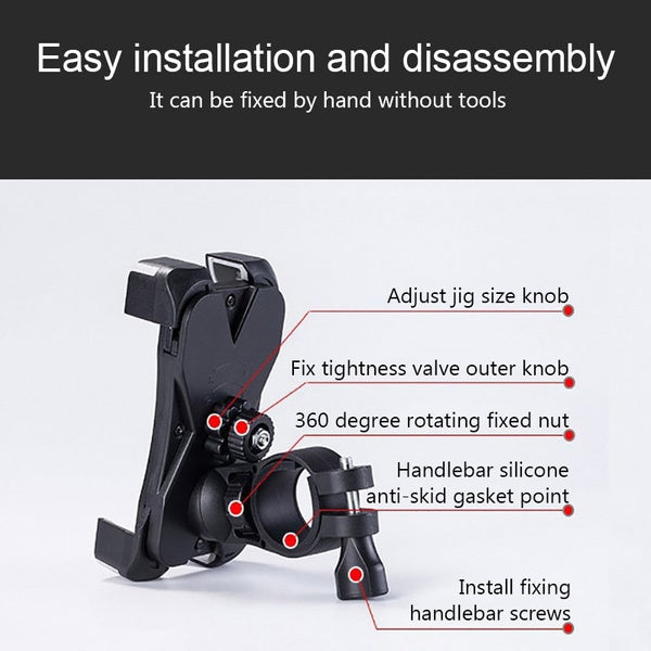 Anti-Shake Bike Phone Mount
