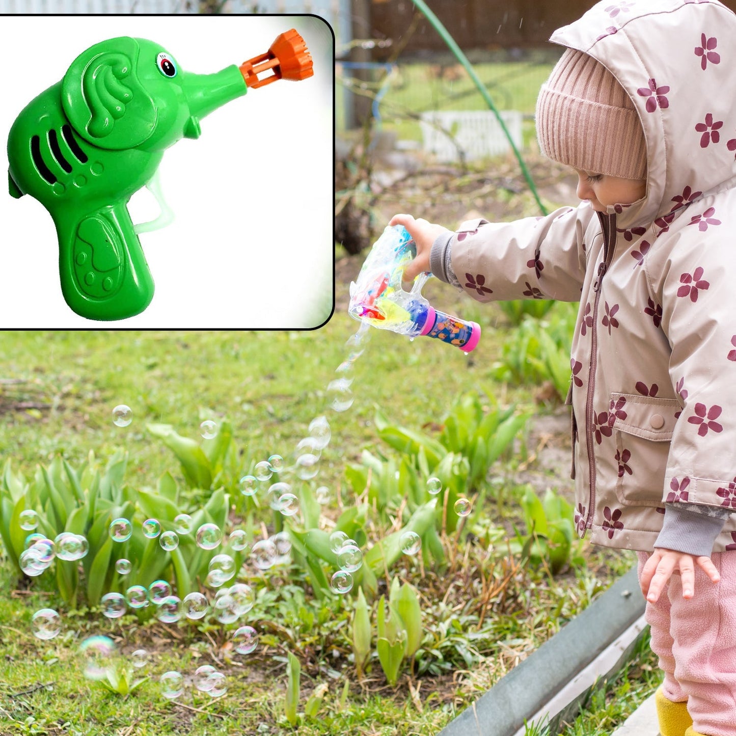 Elephant Bubble Gun Toy