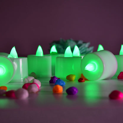 Green Flameless LED Tealights