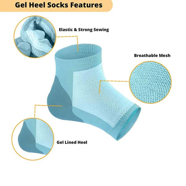 Silicone Gel Heel Socks