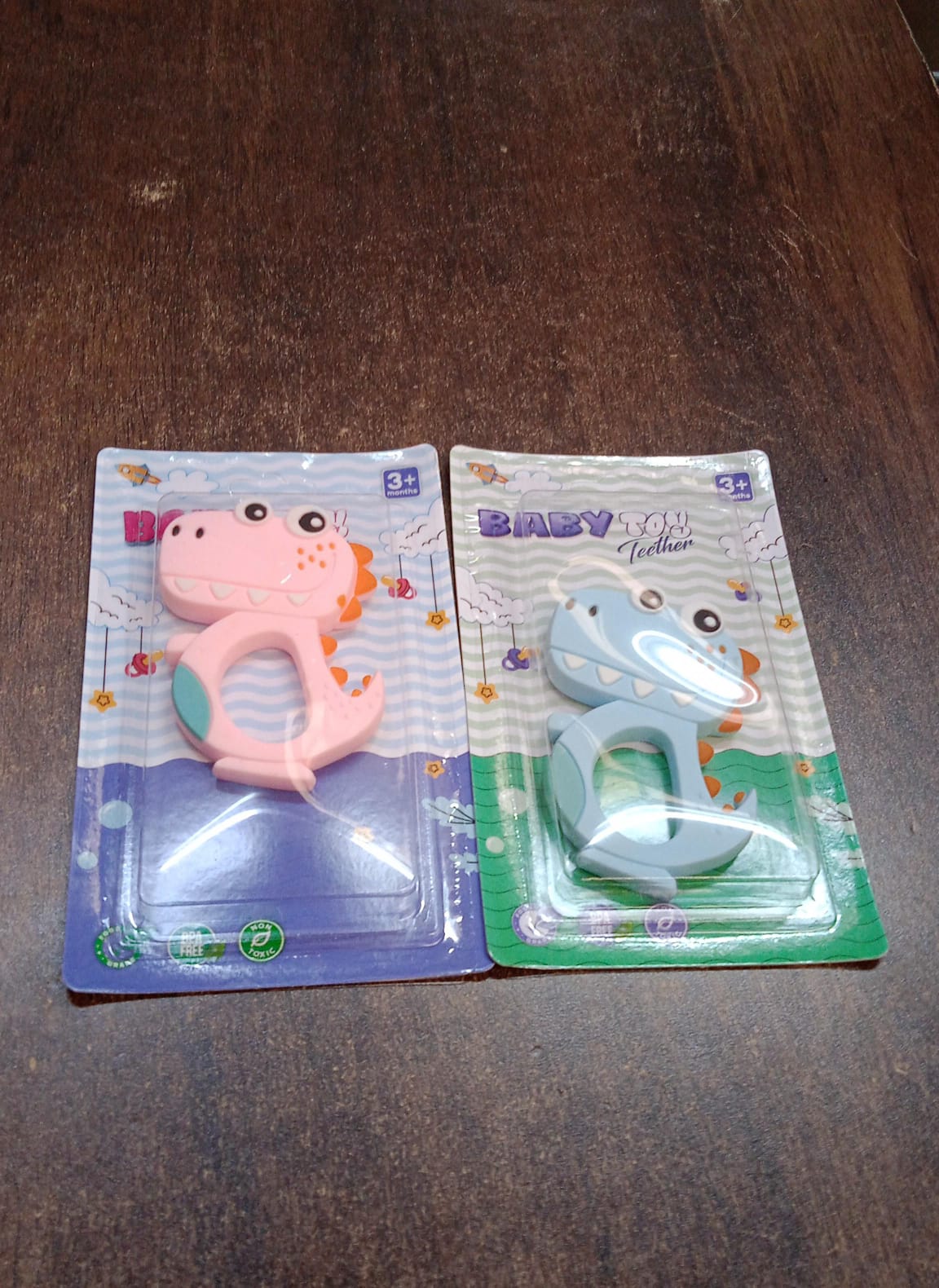 Dinosaur Baby Teether Toy