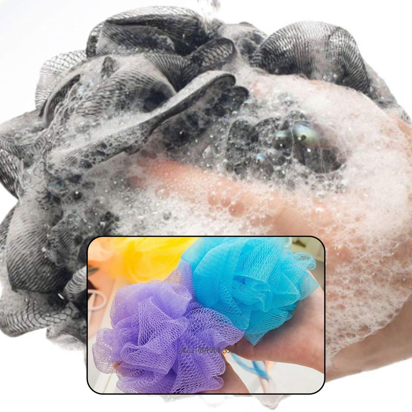 Pack of 6 Bath Loofahs